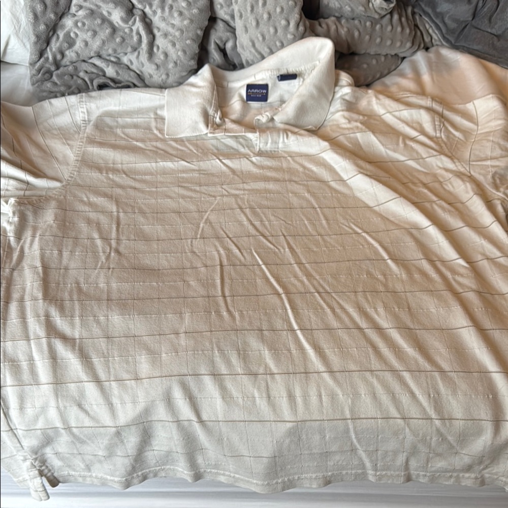 Arrow Men's Cream Polo Shirt